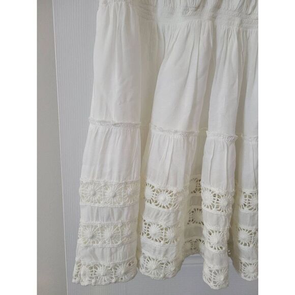 Melissa odabash Michelle White Off The Shoulder Short Beach Dress S NWT $240 - Picture 9 of 10